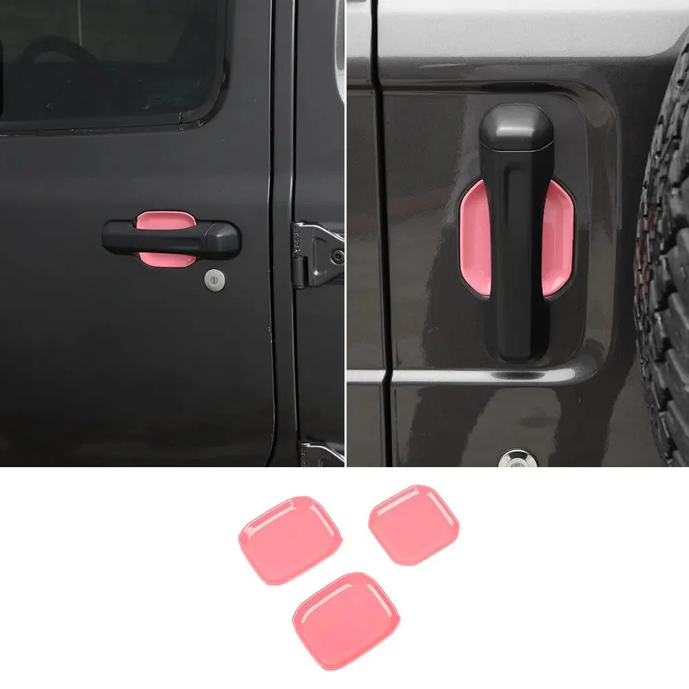 For 2018+ Jeep Wrangler JL Door Handle Bowl Trims 2Dr 3PCS - Image 14