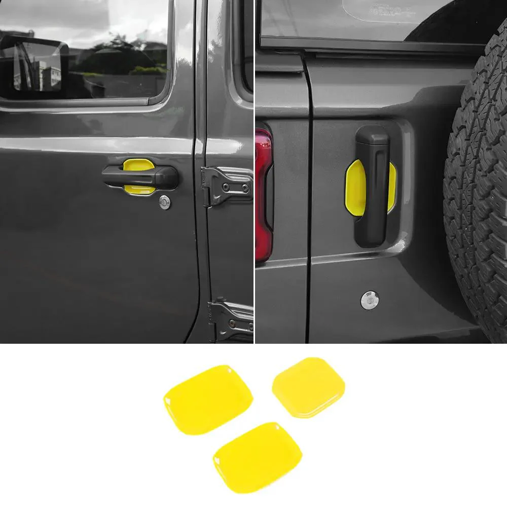 For 2018+ Jeep Wrangler JL Door Handle Bowl Trims 2Dr 3PCS - Image 15