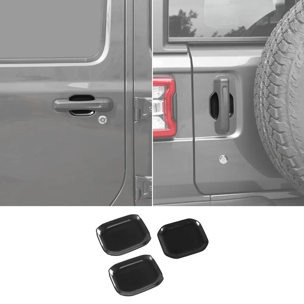 For 2018+ Jeep Wrangler JL Door Handle Bowl Trims 2Dr 3PCS - Image 18