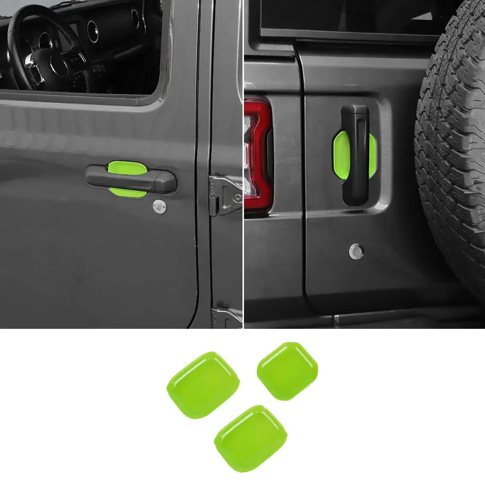 For 2018+ Jeep Wrangler JL Door Handle Bowl Trims 2Dr 3PCS - Image 19