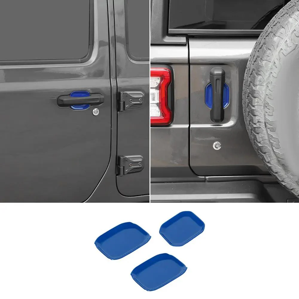 For 2018+ Jeep Wrangler JL Door Handle Bowl Trims 2Dr 3PCS - Image 21