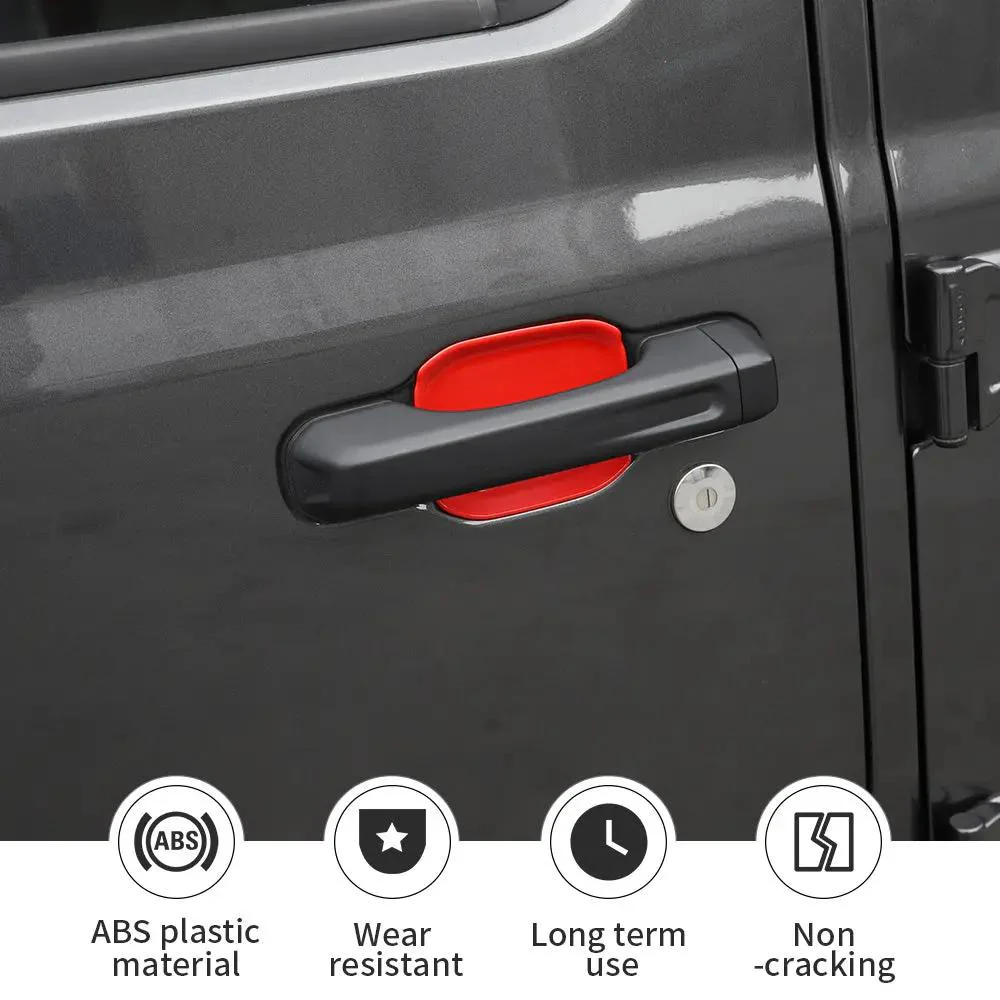 For 2018+ Jeep Wrangler JL Door Handle Bowl Trims 2Dr 3PCS - Image 6