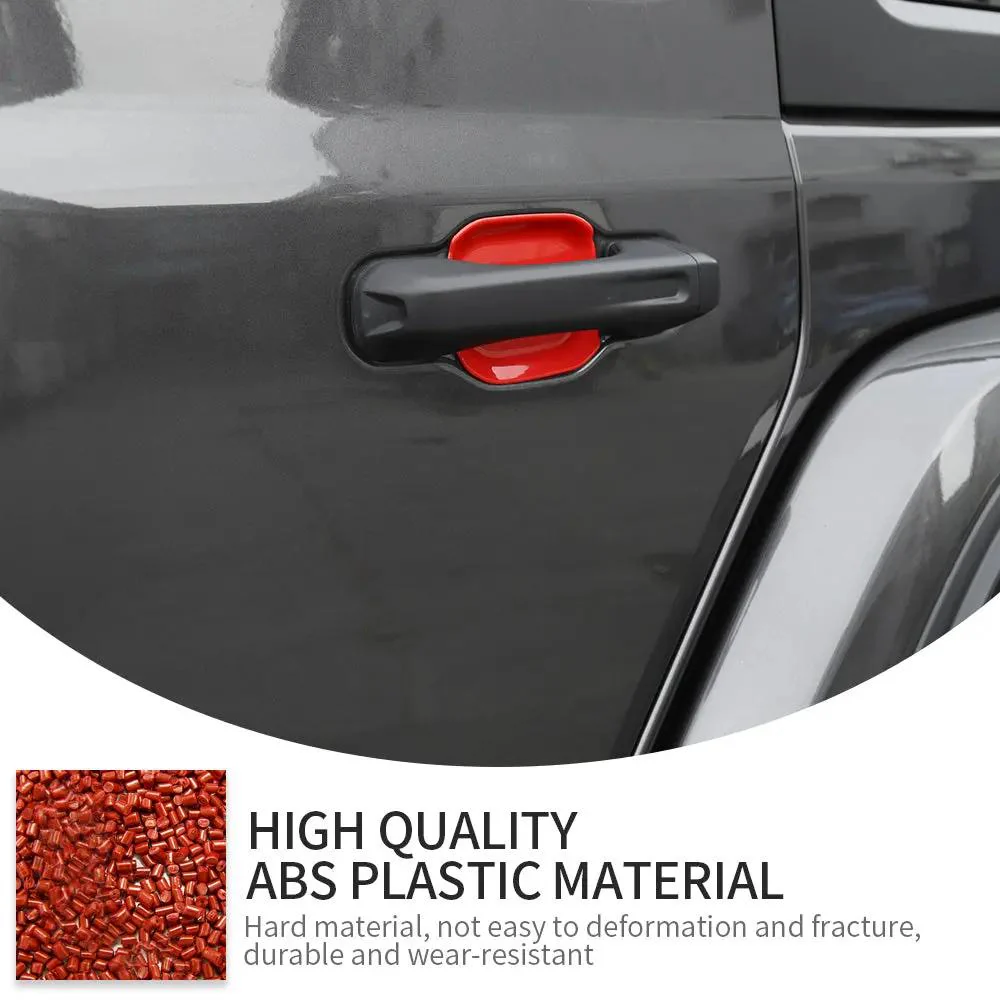 For 2018+ Jeep Wrangler JL Door Handle Bowl Trims 2Dr 3PCS - Image 8