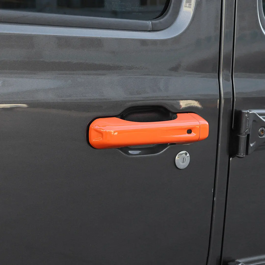 For 2018+ Jeep Wrangler JL Exterior Door Tailgate Handle Cover Trim Shell (3 pcs) - Image 4