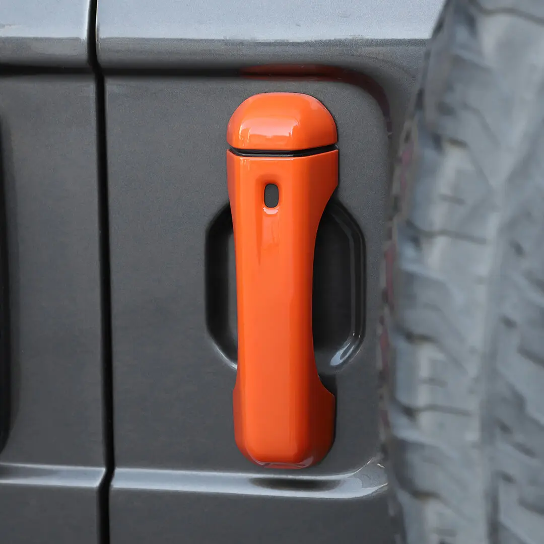 For 2018+ Jeep Wrangler JL Exterior Door Tailgate Handle Cover Trim Shell (3 pcs) - Image 5
