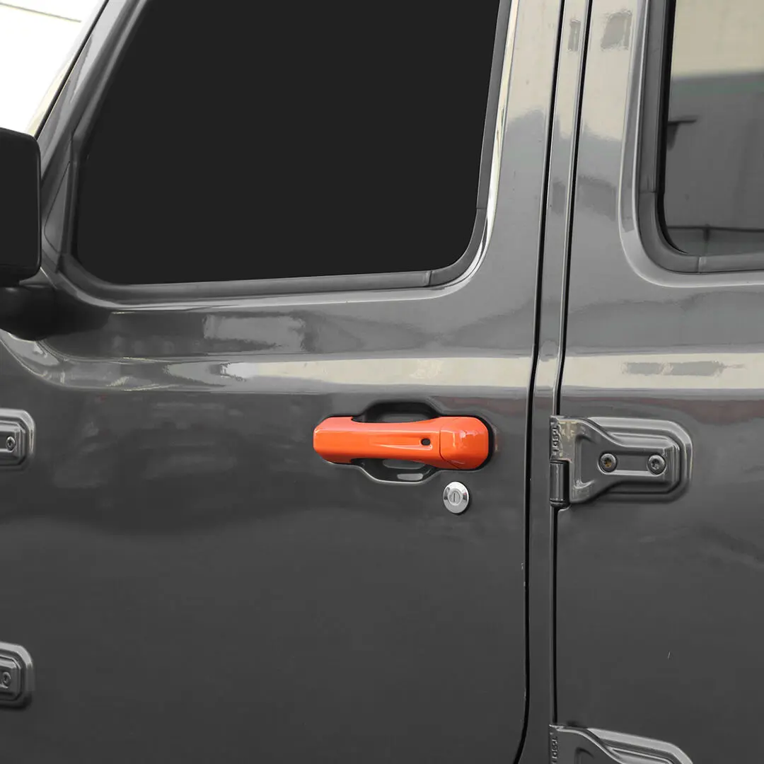 For 2018+ Jeep Wrangler JL Exterior Door Tailgate Handle Cover Trim Shell (3 pcs) - Image 7