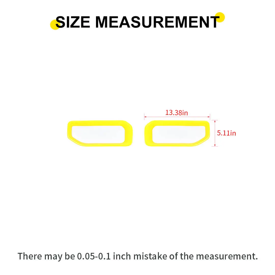 For 2018+ Jeep Wrangler JL Exterior Rear Fog Light Frame Trim Cover (2 pcs) - Image 10