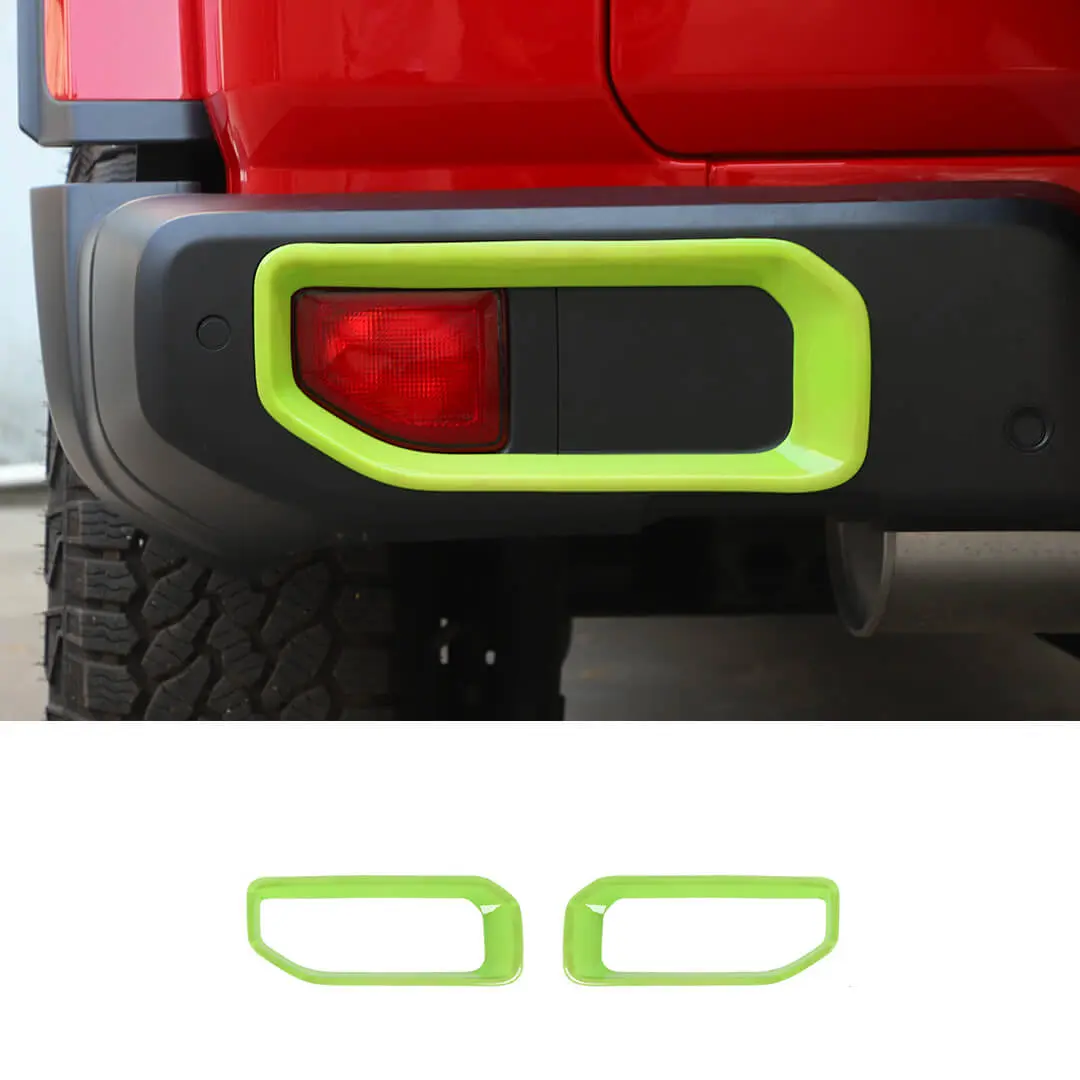 For 2018+ Jeep Wrangler JL Exterior Rear Fog Light Frame Trim Cover (2 pcs) - Image 14