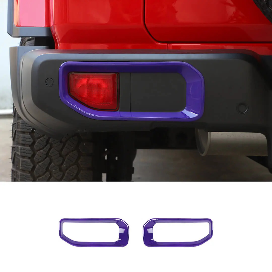 For 2018+ Jeep Wrangler JL Exterior Rear Fog Light Frame Trim Cover (2 pcs) - Image 15