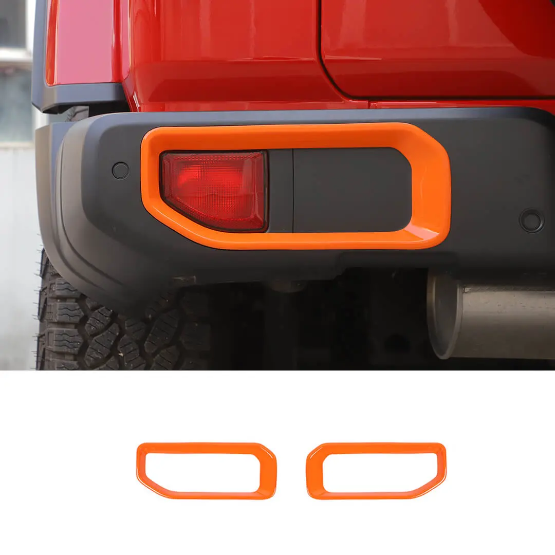 For 2018+ Jeep Wrangler JL Exterior Rear Fog Light Frame Trim Cover (2 pcs) - Image 17