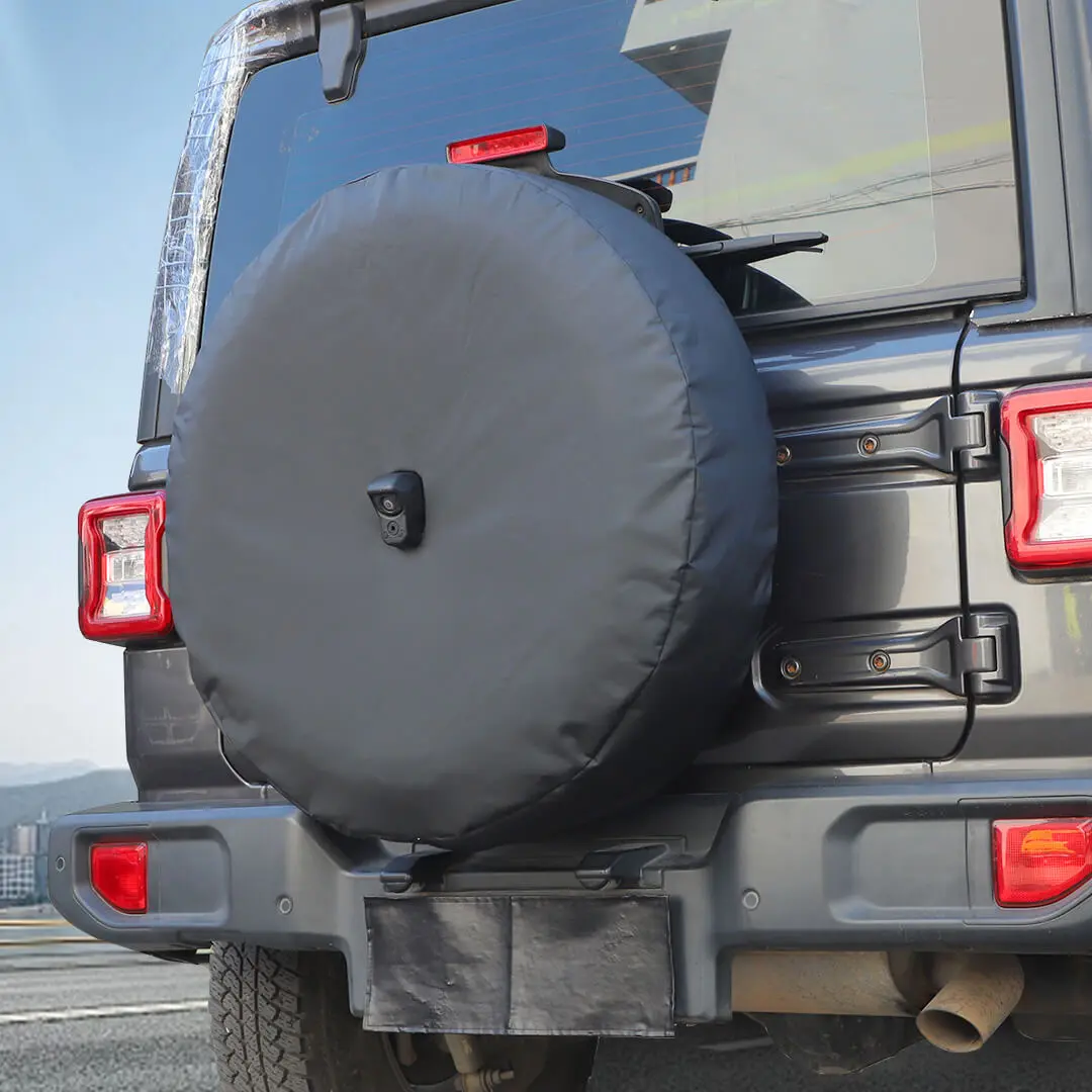 For 2018+ Jeep Wrangler JL Exterior Rear Spare Tire Cover Spare Wheel Cover - Image 5