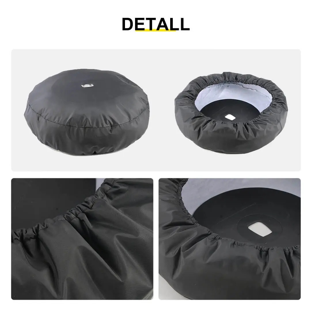 For 2018+ Jeep Wrangler JL Exterior Rear Spare Tire Cover Spare Wheel Cover - Image 6
