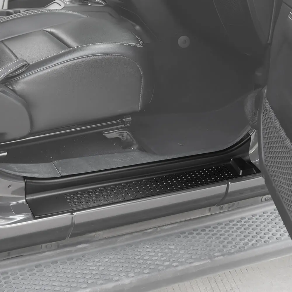 For 2018+ Jeep Wrangler JL & Gladiator JT 2-Door Door Sill Entry Guards Plate Trim Cover - Image 4