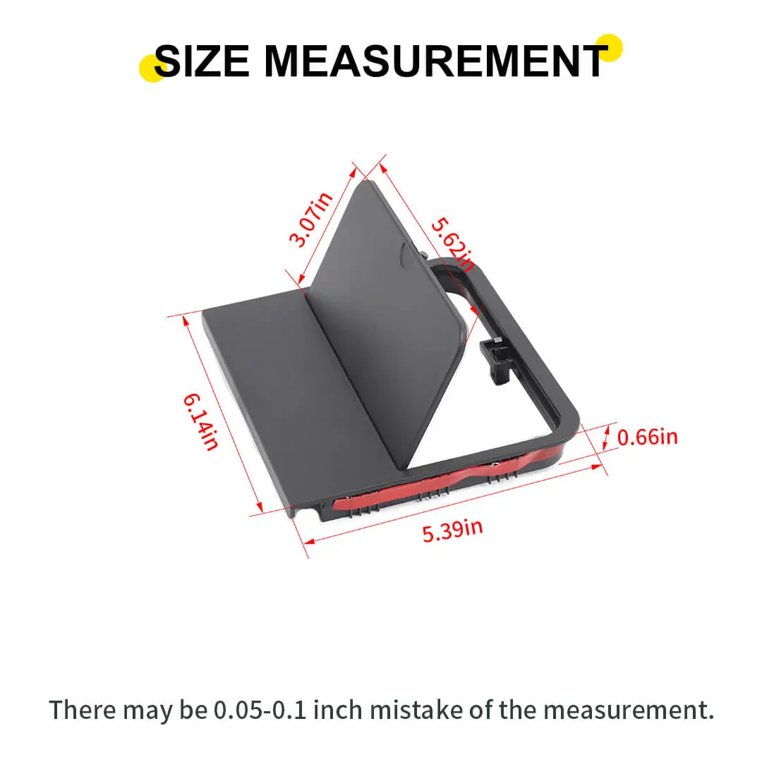 For 2018+ Jeep Wrangler JL & Gladiator JT Armrest Hidden Storage Box Organizer Secret Tray Fold - Image 10