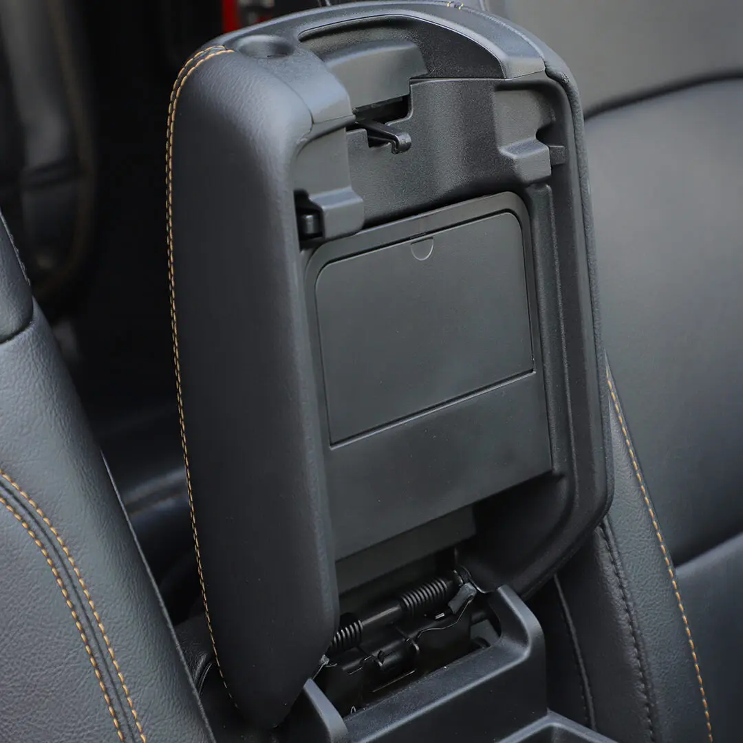 For 2018+ Jeep Wrangler JL & Gladiator JT Armrest Hidden Storage Box Organizer Secret Tray Fold - Image 7