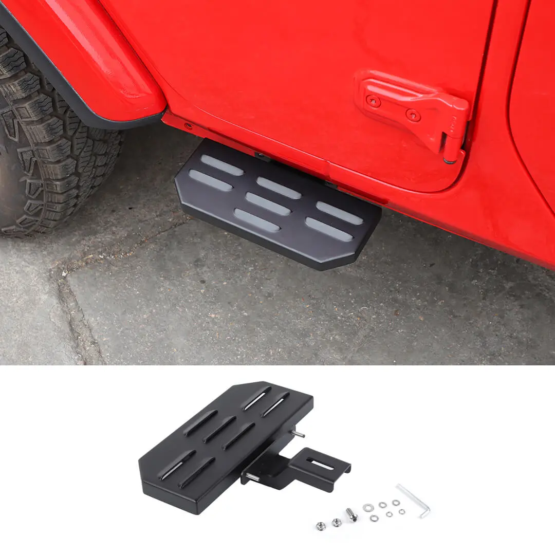 For 2018+ Jeep Wrangler JL & Gladiator JT Car Door Foot Step Pedal Accessories