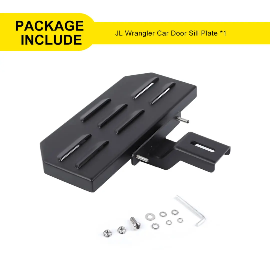For 2018+ Jeep Wrangler JL & Gladiator JT Car Door Foot Step Pedal Accessories - Image 13
