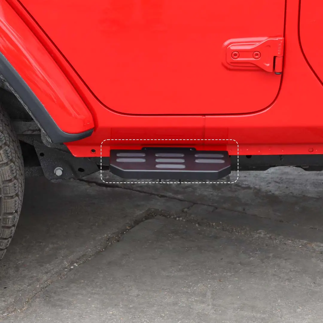 For 2018+ Jeep Wrangler JL & Gladiator JT Car Door Foot Step Pedal Accessories - Image 3