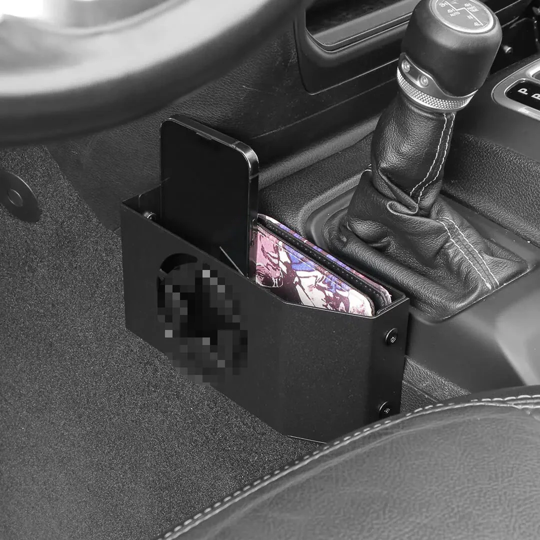 For 2018+ Jeep Wrangler JL & Gladiator JT Center Console Gear Shift Expansion Storage Box (2 pcs) - Image 3