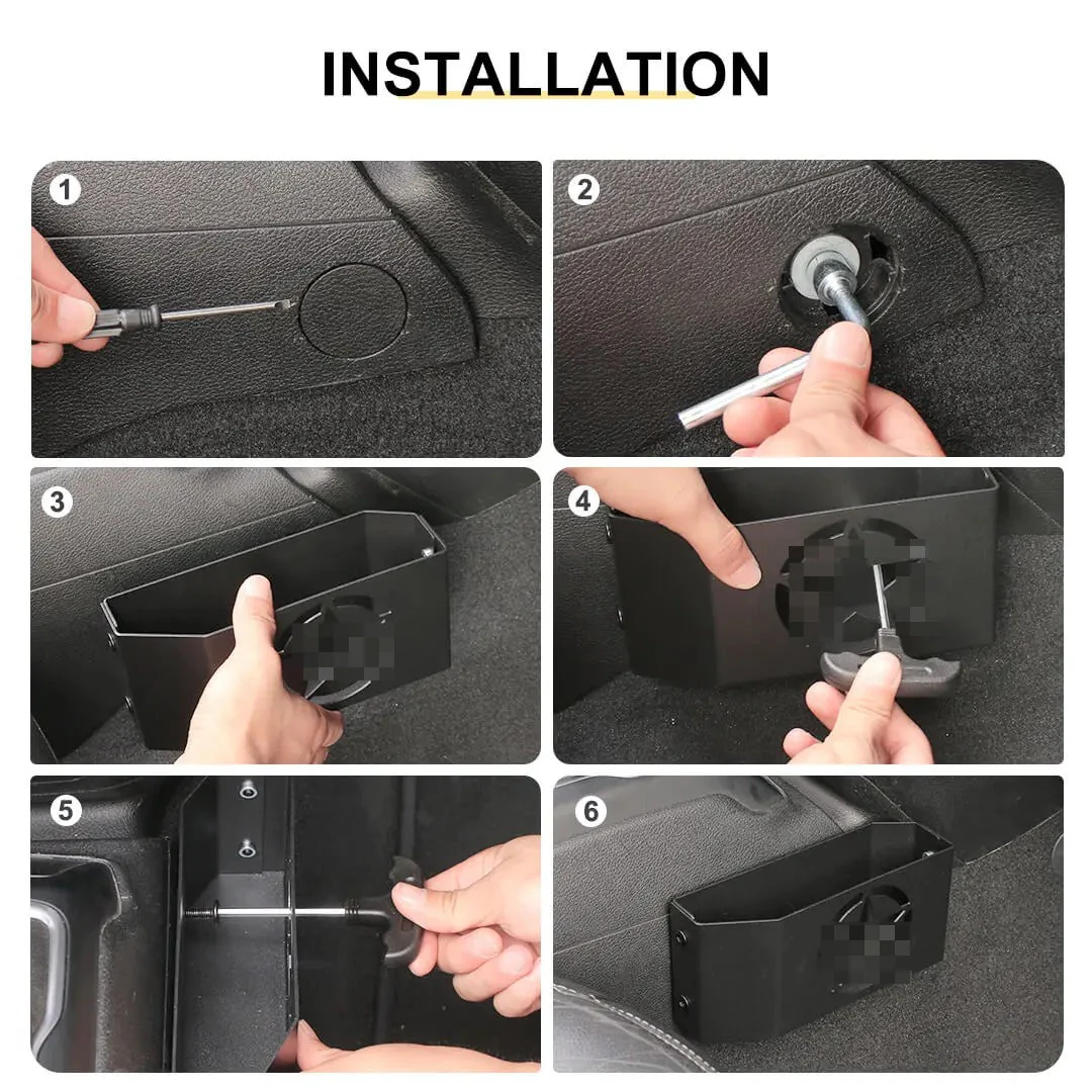 For 2018+ Jeep Wrangler JL & Gladiator JT Center Console Gear Shift Expansion Storage Box (2 pcs) - Image 8