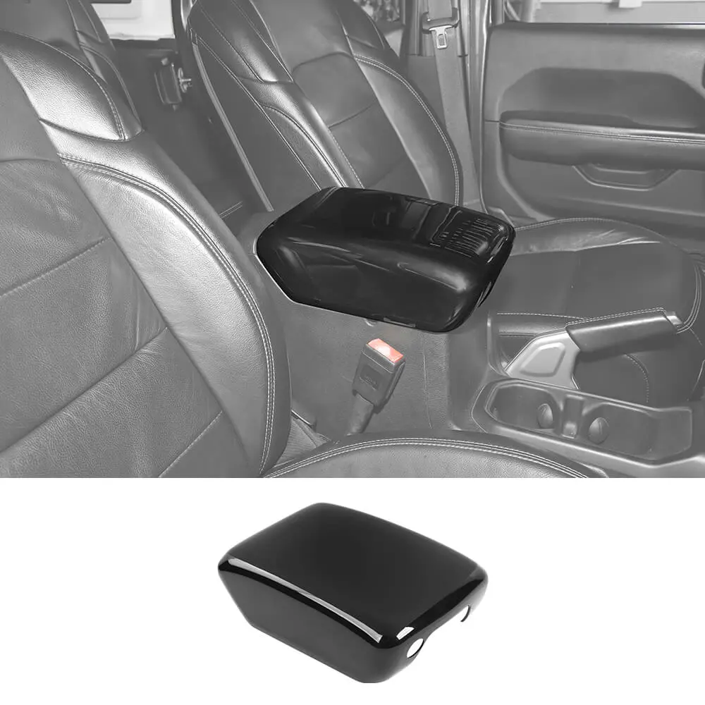 For 2018+ Jeep Wrangler JL & Gladiator JT Central Console Armrest Box Panel Cover Trim - Image 11