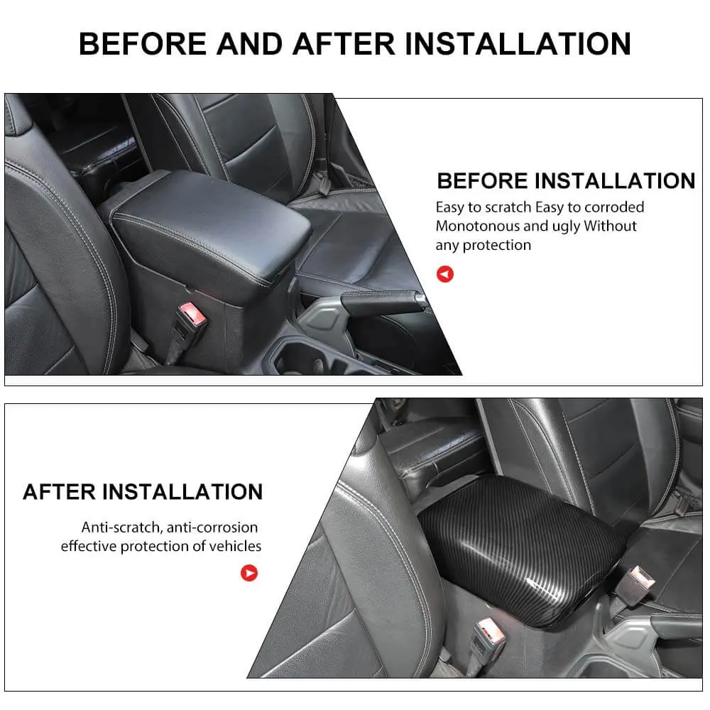 For 2018+ Jeep Wrangler JL & Gladiator JT Central Console Armrest Box Panel Cover Trim - Image 3