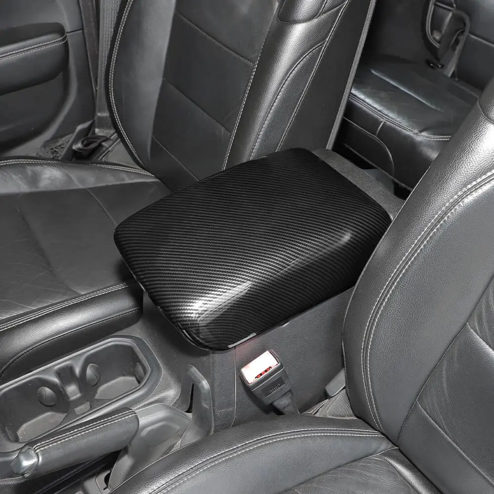 For 2018+ Jeep Wrangler JL & Gladiator JT Central Console Armrest Box Panel Cover Trim - Image 4
