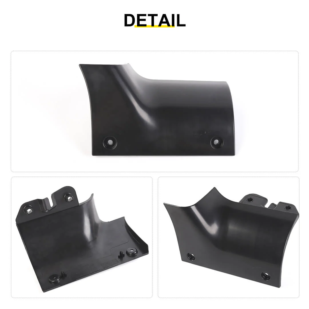 For 2018+ Jeep Wrangler JL & Gladiator JT Engine Hood Wrap Angle A-pillar Corner Trim Cover - Image 6