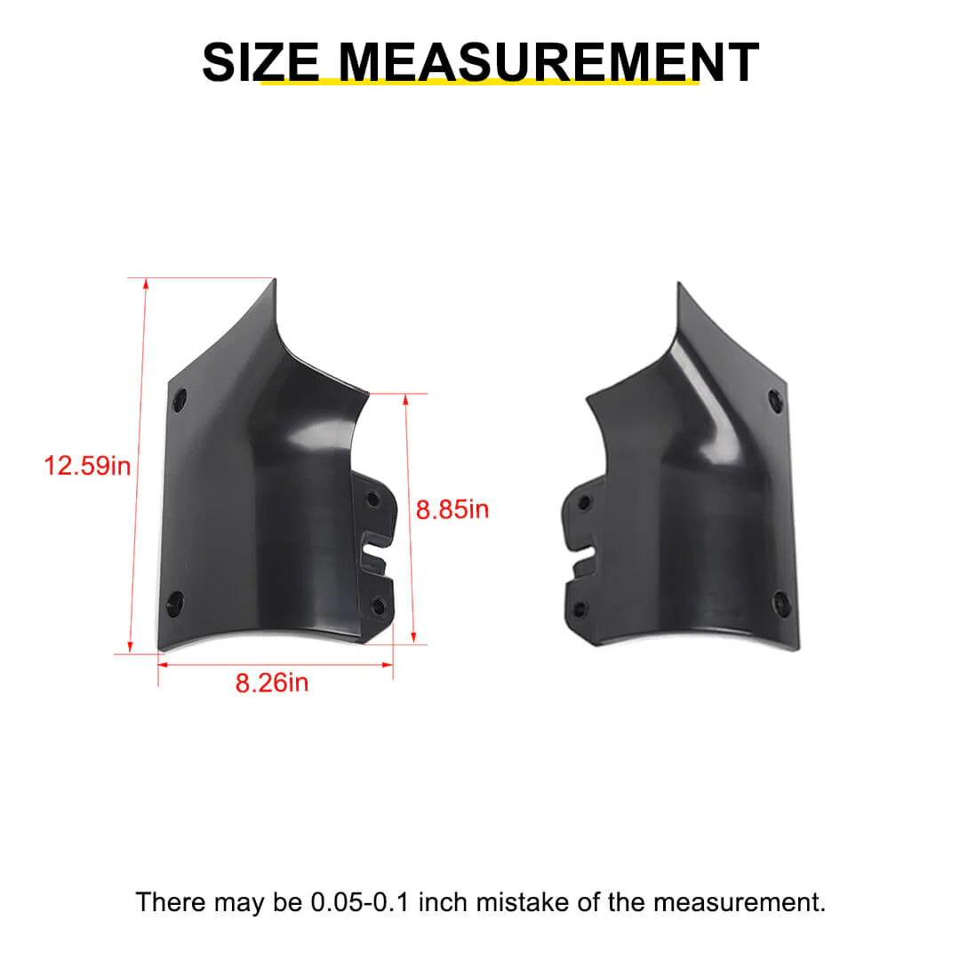 For 2018+ Jeep Wrangler JL & Gladiator JT Engine Hood Wrap Angle A-pillar Corner Trim Cover - Image 8
