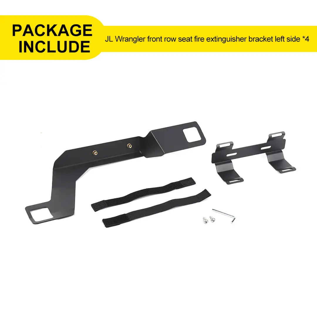 for 2018+ Jeep Wrangler JL & Gladiator JT Fire Extinguisher Holder Bracket Under Seat Mounting Kit - Image 13
