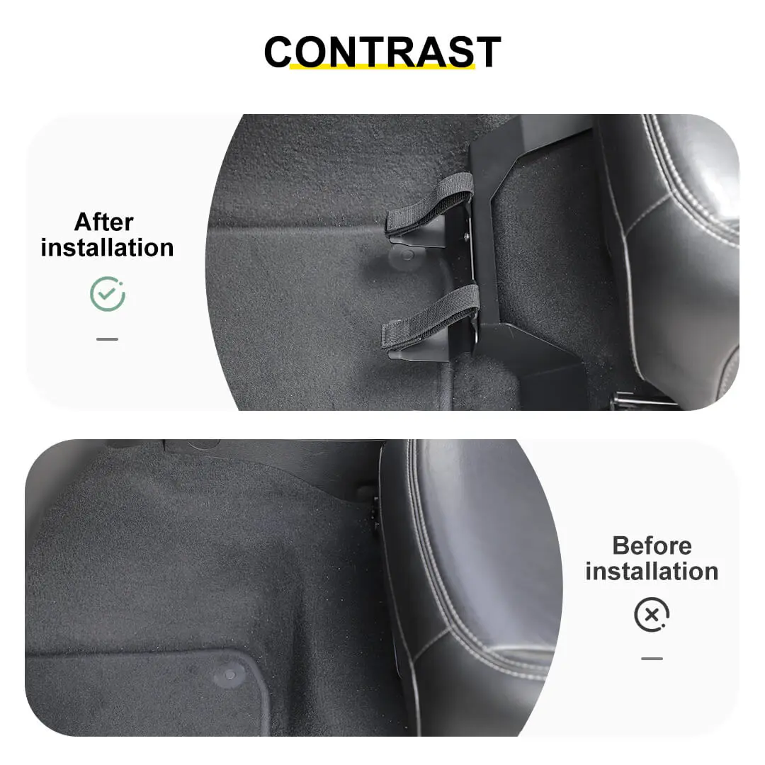 for 2018+ Jeep Wrangler JL & Gladiator JT Fire Extinguisher Holder Bracket Under Seat Mounting Kit - Image 2