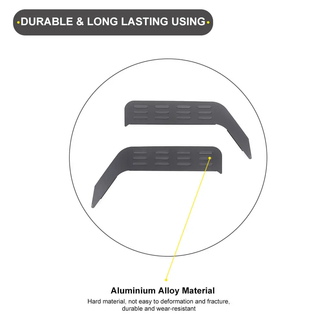 For 2018+ Jeep Wrangler JL & Gladiator JT Front Door Window Louver Air Vent Panel Cover (2 pcs) - Image 9