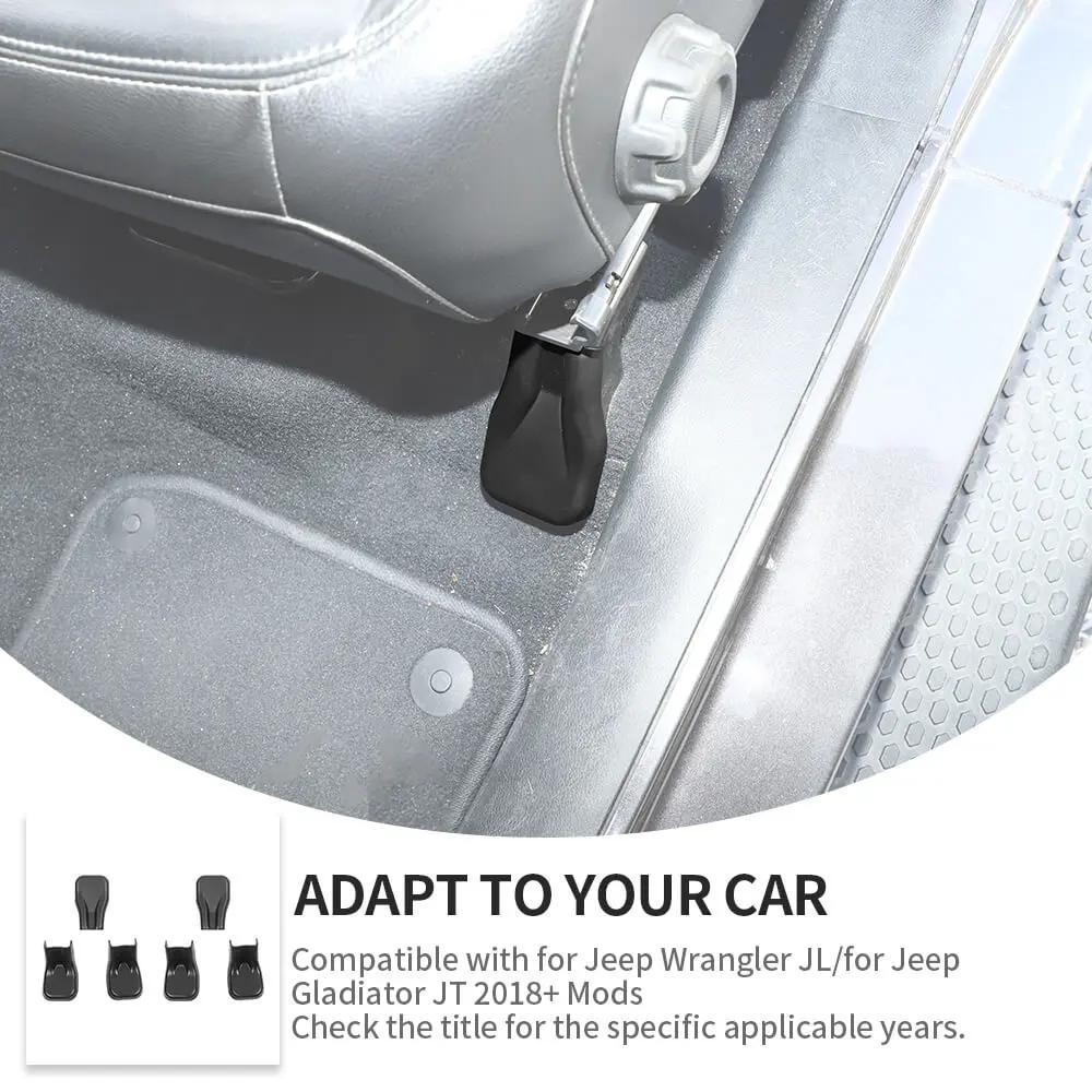 For 2018+ Jeep Wrangler JL/Gladiator JT Front Seat Screw Protector Cover Trim 6PCS - Image 11