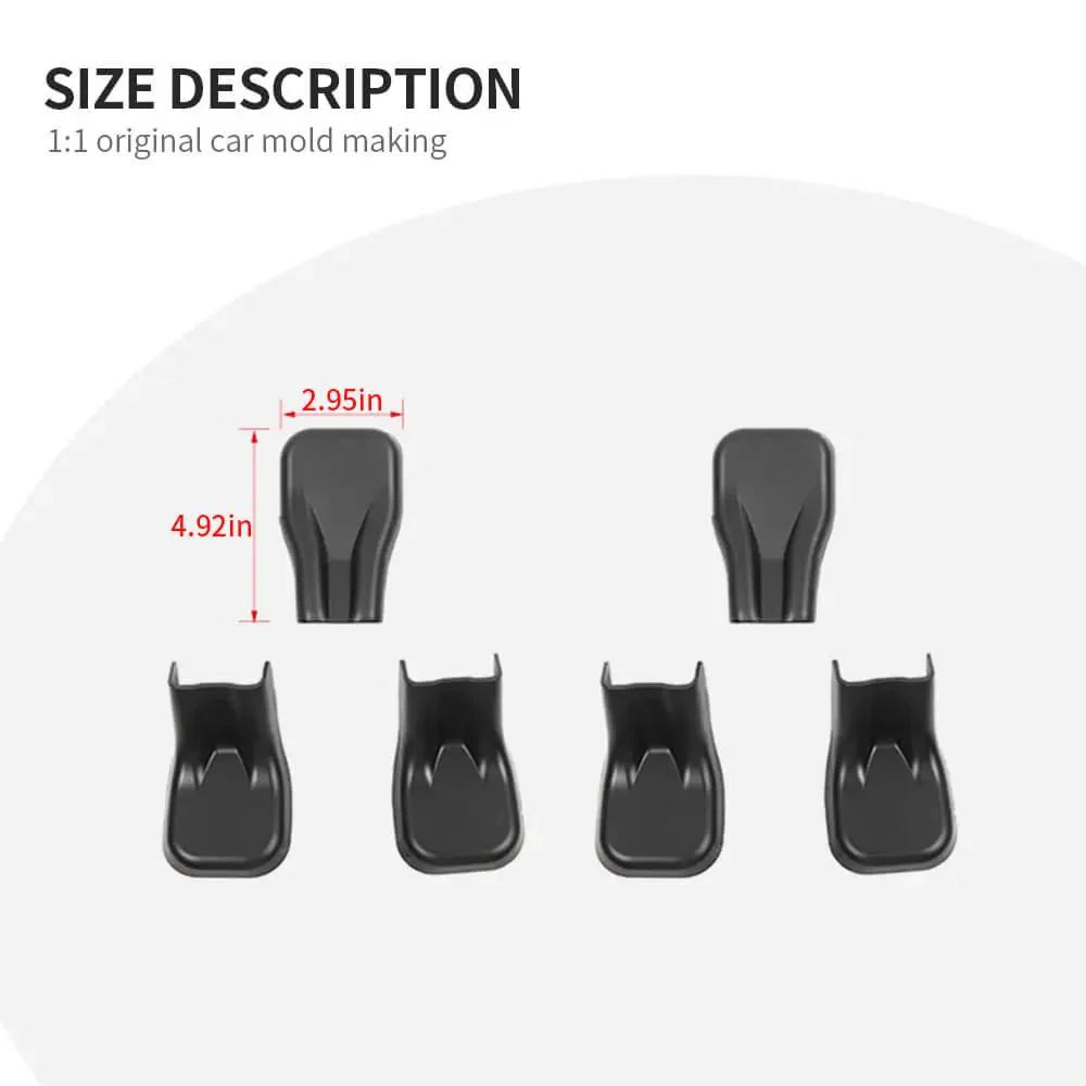 For 2018+ Jeep Wrangler JL/Gladiator JT Front Seat Screw Protector Cover Trim 6PCS - Image 12