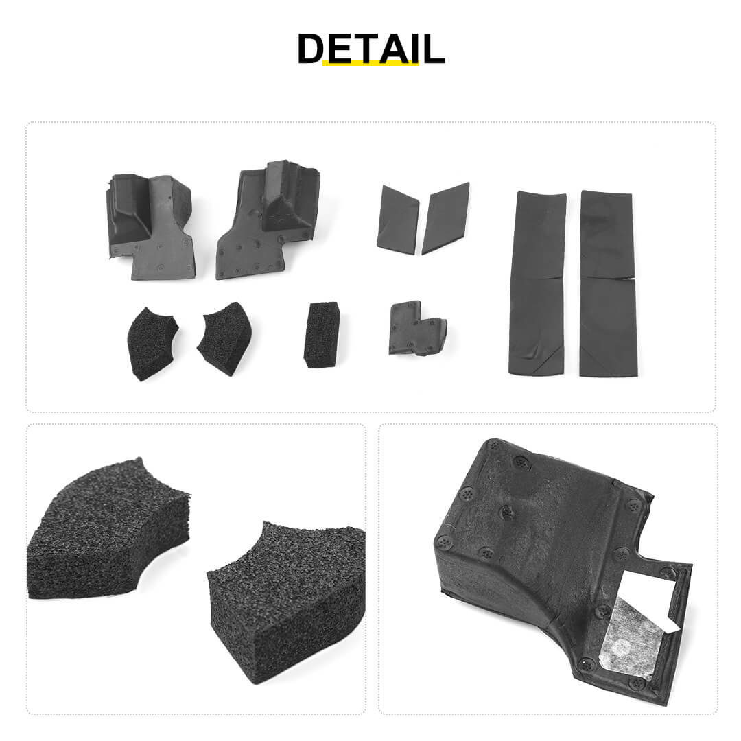 For 2018+ Jeep Wrangler JL & Gladiator JT Hard Top Leak Repair Seal Weatherproofing Kit (10 pcs) - Image 12