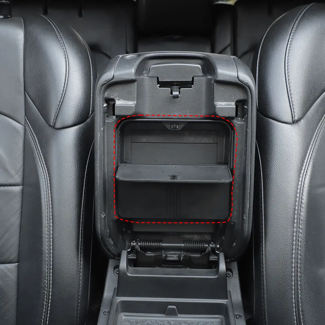 For 2018+ Jeep Wrangler JL & Gladiator JT Hidden Console Armrest Box Compartment Storage - Image 3