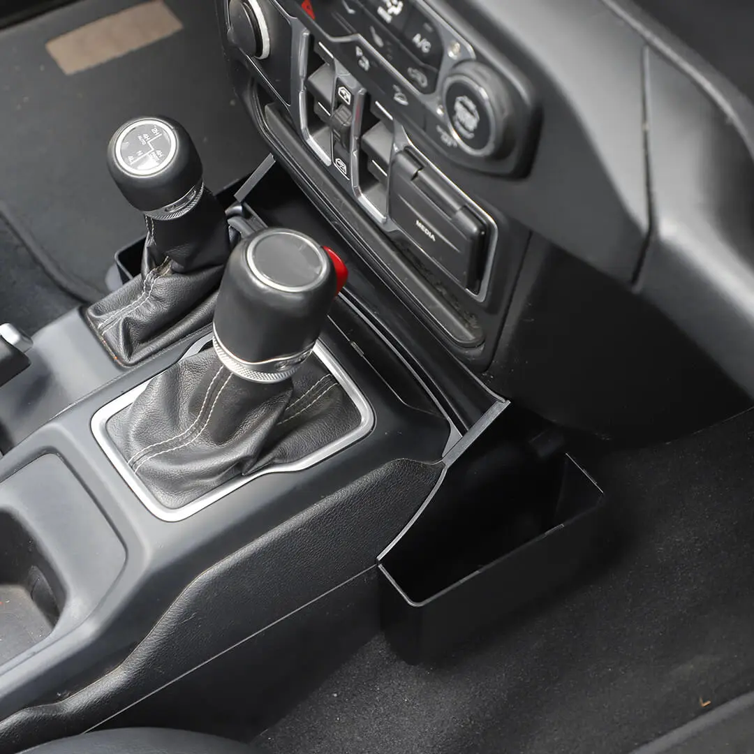 For 2018+ Jeep Wrangler JL & Gladiator JT Inner Center Console Gear Shift Side Storage Box Organizer (3 pcs) - Image 4
