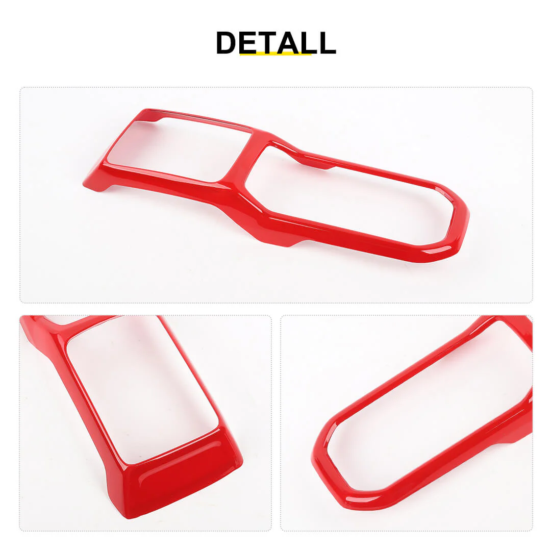 For 2018+ Jeep Wrangler JL & Gladiator JT Interior Center Console Water Cup Holder Manual Gear Shift Panel Frame Trim Cover - Image 10