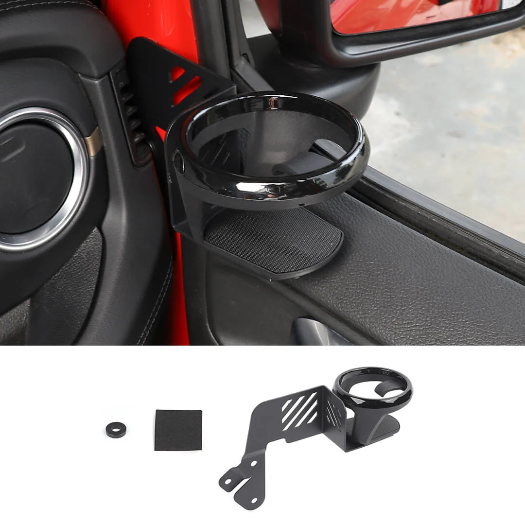 For 2018+ Jeep Wrangler JL & Gladiator JT Interior Front Door Mount Water Cup Holder Bracket (2 pcs) - Image 15