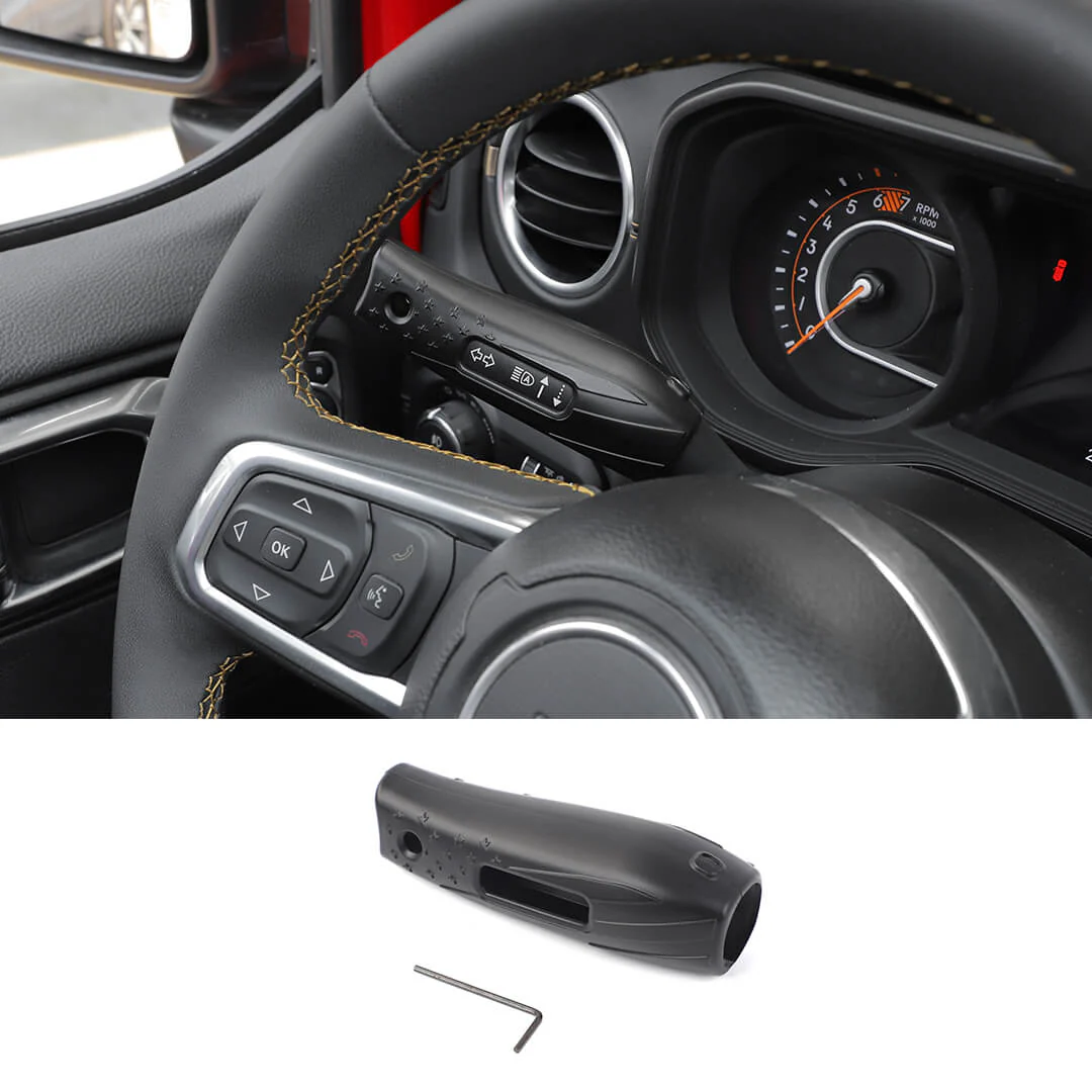 For 2018+ Jeep Wrangler JL & Gladiator JT Turn Signal Lever Extension Blinker Trim Cover - Image 11