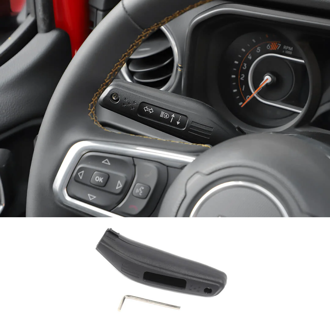 For 2018+ Jeep Wrangler JL & Gladiator JT Turn Signal Lever Extension Blinker Trim Cover - Image 12