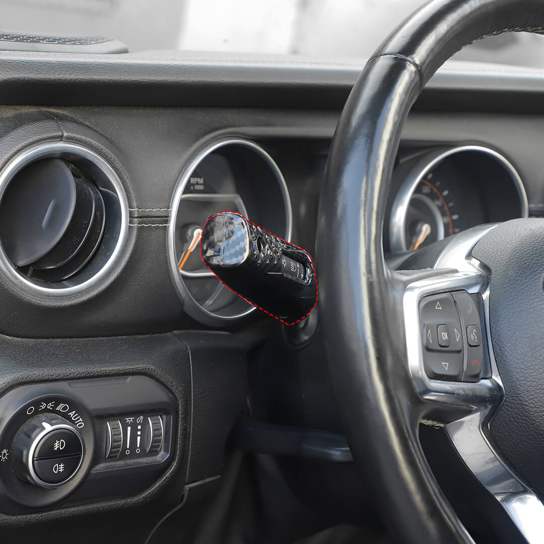 For 2018+ Jeep Wrangler JL & Gladiator JT Turn Signal Lever Extension Blinker Trim Cover - Image 3