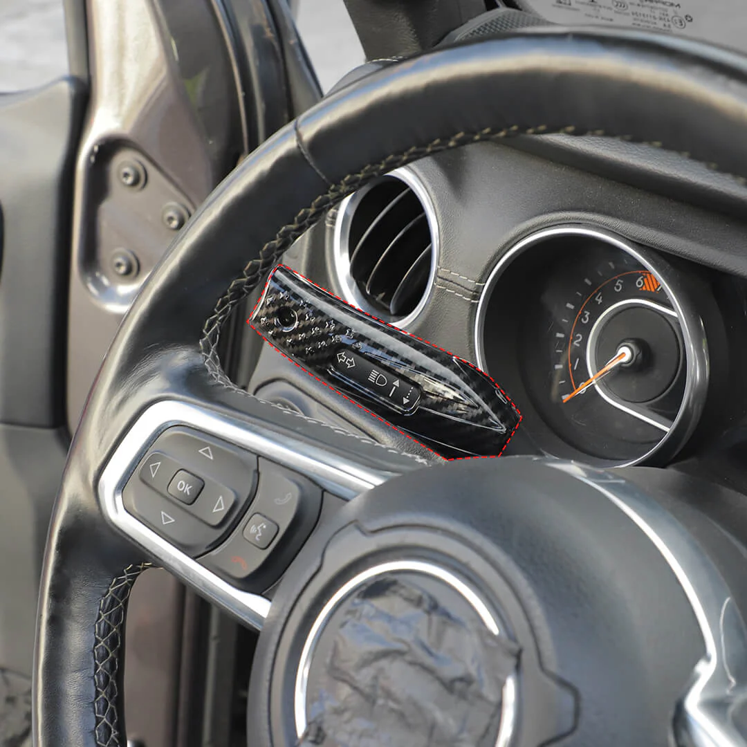 For 2018+ Jeep Wrangler JL & Gladiator JT Turn Signal Lever Extension Blinker Trim Cover - Image 4
