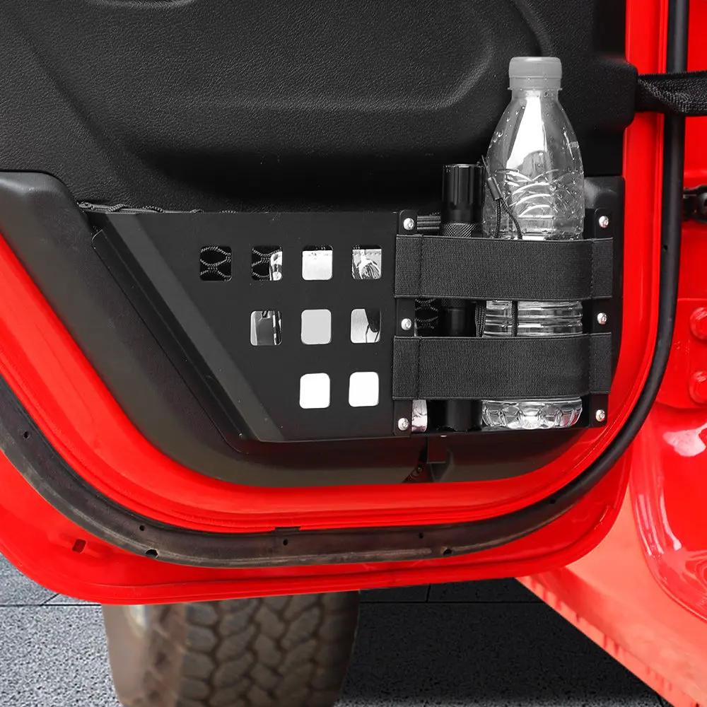 For 2018+ Jeep Wrangler JL & Gladiator JT – Front/Rear Door Metal Net Pocket Storage Organizer, No Drilling Install - Image 12