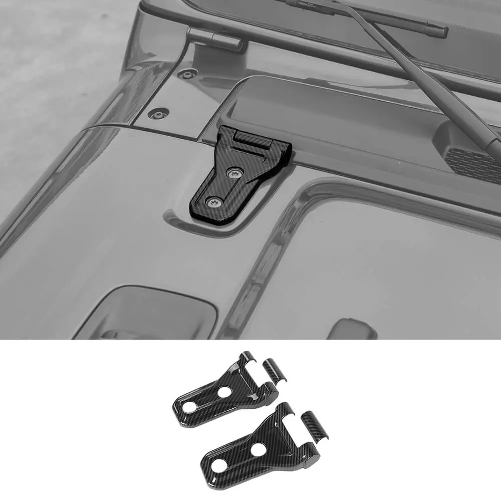 For 2018+ Jeep Wrangler JL JLU & Gladiator JT Mojave Hood Hinge Cover Trim B-Style （Rubicon 392 & Gladiator Mojave ） - Image 13
