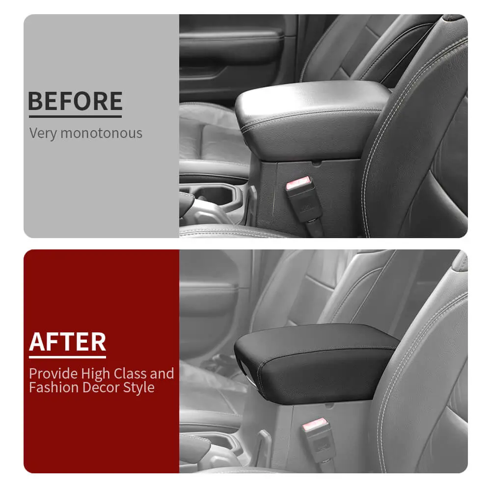 For 2018+ Jeep Wrangler JL/Gladiator JT Interior Console Armrest Box Panel Trim Cover - Image 2