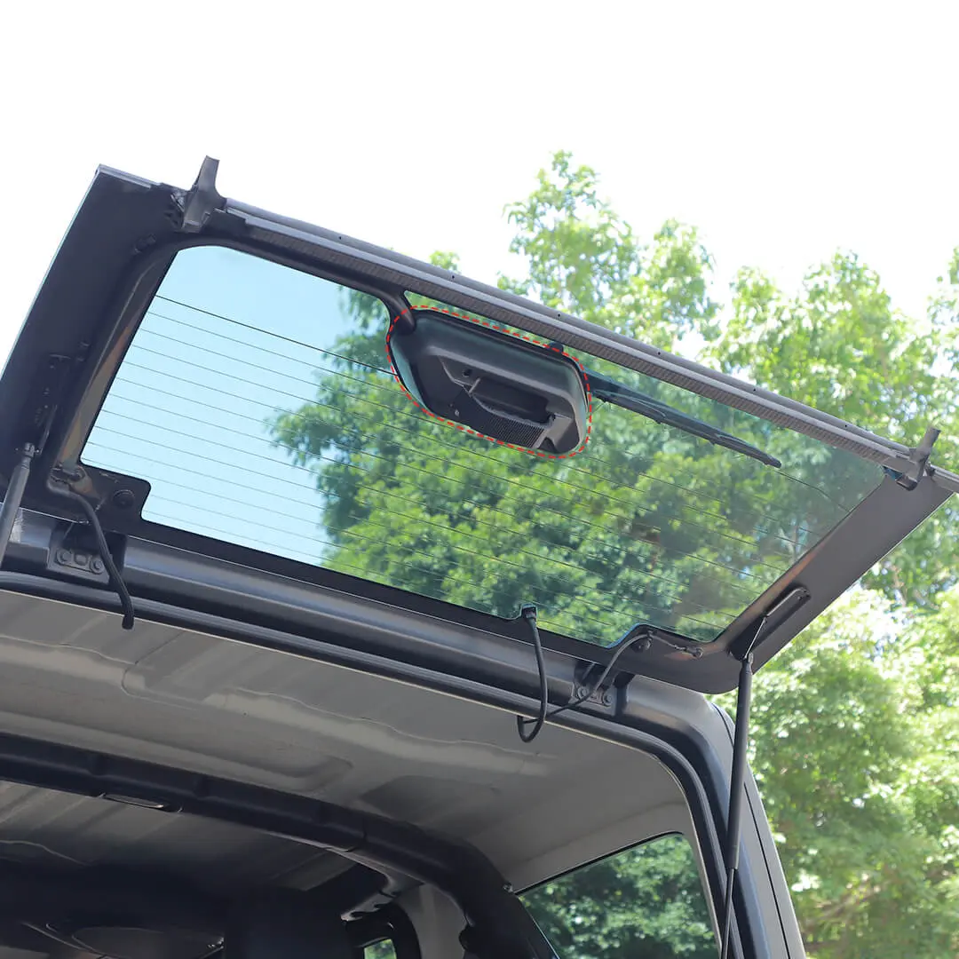 For 2018+ Jeep Wrangler JL Rear Tailgate Glass Handle Rear Door Window Handle - Image 4