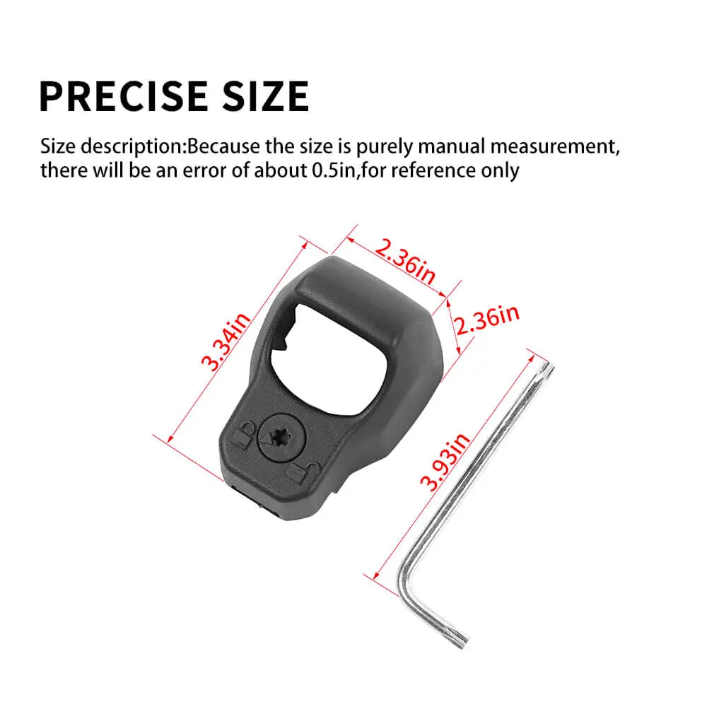 For 2018+ Jeep Wrangler JL Spare Tire Wheel Rear View Reversing Backup Camera Protect Cover Trim - Image 9