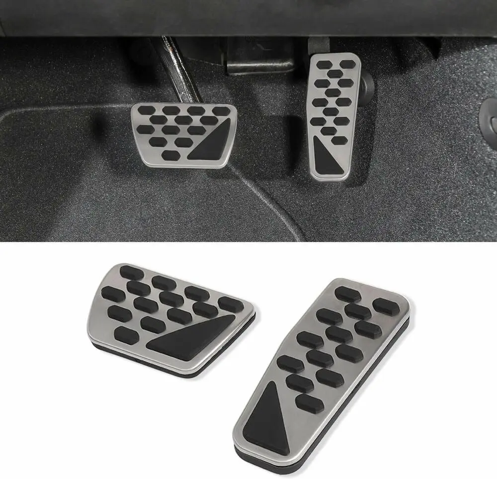 For 2018+ Jeep Wrangler JL JLU & Gladiator JT Brake Gas Pedal Cover Set