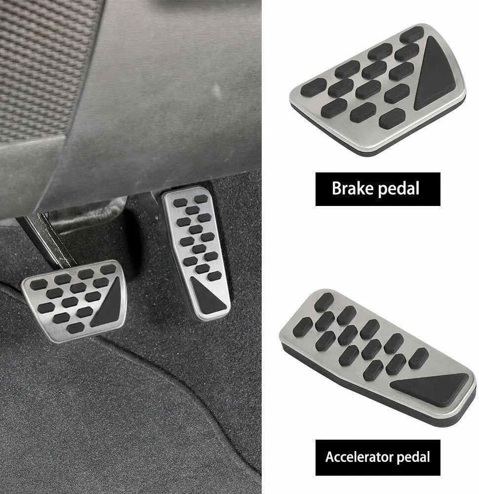 For 2018+ Jeep Wrangler JL JLU & Gladiator JT Brake Gas Pedal Cover Set - Image 3